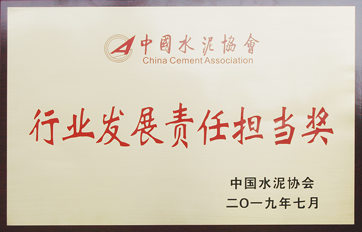 行業(yè)發(fā)展責(zé)任擔(dān)當(dāng)獎(jiǎng)(江西亞?wèn)|)